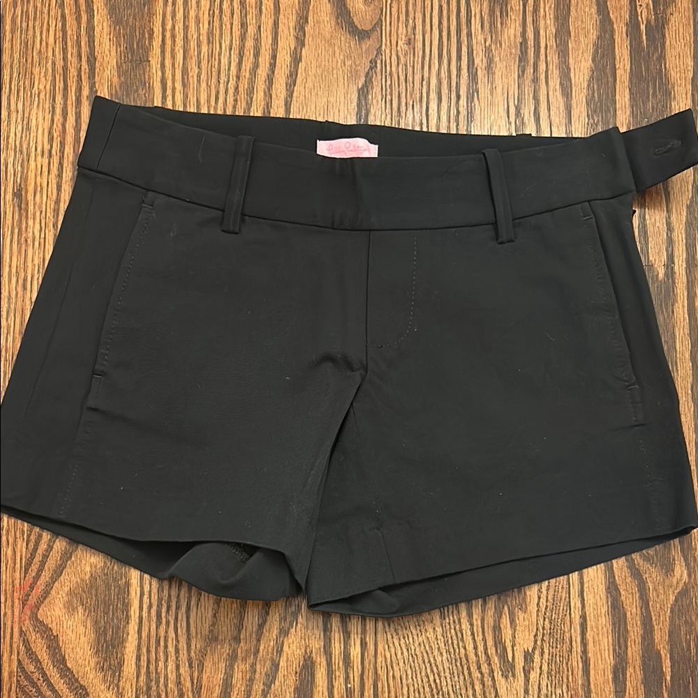 Lilly Pulitzer High Waist Black Shorts